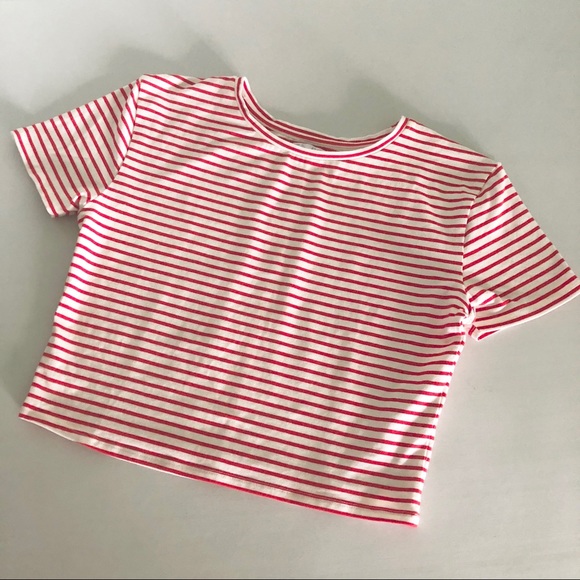 Zara striped cropped tee - Picture 6 of 7